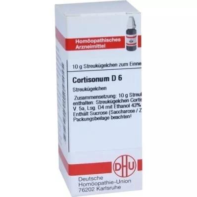 CORTISONUM D 6 glóbulos, 10 g