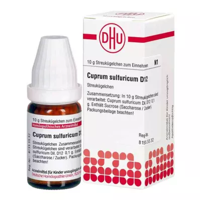 Glóbulos Cuprum Sulfuricum D12 (10 g)