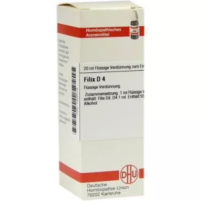 Diluição Filix D4 (20 ml)