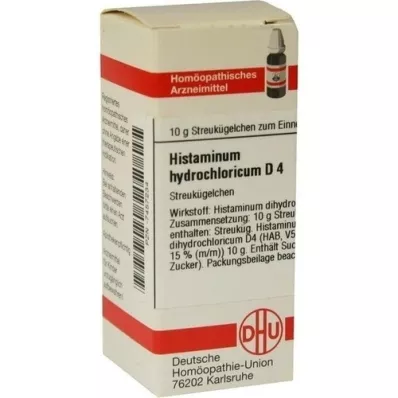 HISTAMINUM hydrochloricum D 4 glóbulos, 10 g