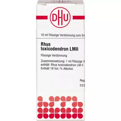 RHUS TOXICODENDRON LM II Diluição, 10 ml