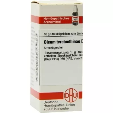OLEUM TEREBINTHINAE D 30 glóbulos, 10 g