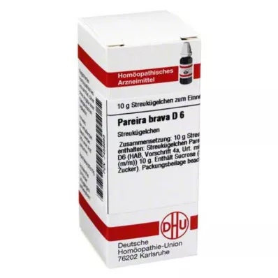 DHU Pareira Brava D 6 glóbulos, 10 g