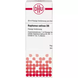 RAPHANUS SATIVUS Diluição D 6, 20 ml