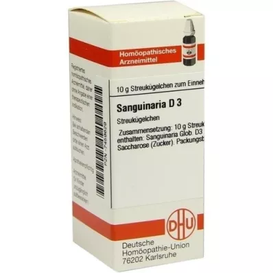SANGUINARIA D 3 glóbulos, 10 g