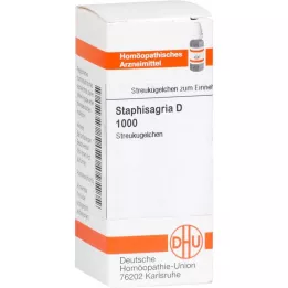 STAPHISAGRIA D 1000 glóbulos, 10 g