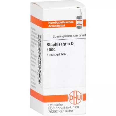 STAPHISAGRIA D 1000 glóbulos, 10 g STAPHISAGRIA D 1000 glóbulos, 10 g