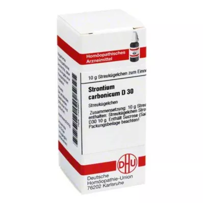 DHU Glóbulos de estrôncio carbonicum D 30, 10 g