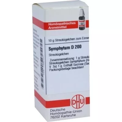 SYMPHYTUM D 200 glóbulos, 10 g