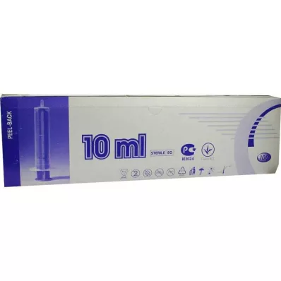 Seringas 10 ml Luer, 2 partes, 100 peças Seringas 10 ml Luer, 2 partes, 100 peças
