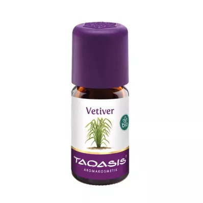 Óleo de Vetiver orgânico, 5 ml