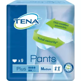 TENA PANTS mais calças descartáveis M ConfioFit, 9 unidades