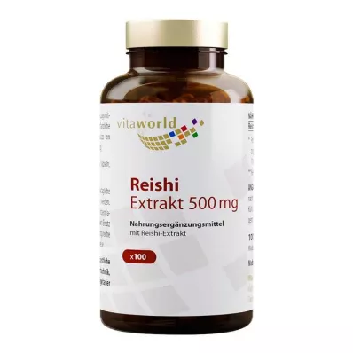 Extrato de Reishi cápsulas de 500 mg, 100 peças Extrato de Reishi cápsulas de 500 mg, 100 peças