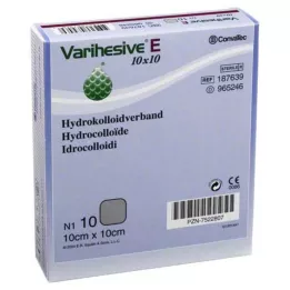 VARIHESIVE E 10x10 cm HKV hidroactivo, 10 unid