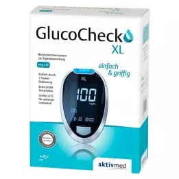GLUCOCHECK XL Medidor de glucose no sangue mg/dl, 1 unidade