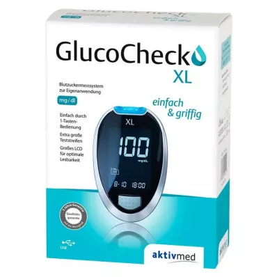 GLUCOCHECK XL Medidor de glucose no sangue mg/dl, 1 unidade