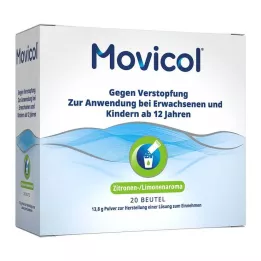MOVICOL Saqueta de solução oral, 20 unidades