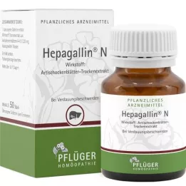 HEPAGALLIN N Comprimidos revestidos, 50 unidades