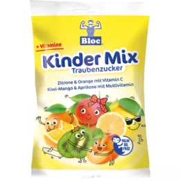 BLOC Dextrose para crianças, saquetas de vários sabores, 75 g