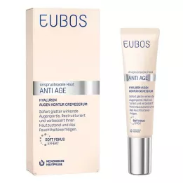 EUBOS Creme Anti-Idade Hyaluron para o Contorno dos OlhosSoro, 15 ml
