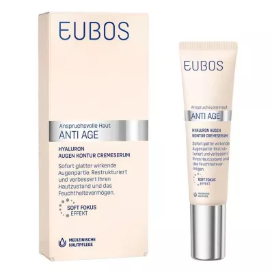 EUBOS Creme Anti-Idade Hyaluron para o Contorno dos OlhosSoro, 15 ml EUBOS Creme Anti-Idade Hyaluron para o Contorno dos OlhosSoro, 15 ml
