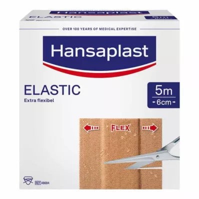 Gesso elástico Hansaplast 6 cm x 5 m, 1 peça Gesso elástico Hansaplast 6 cm x 5 m, 1 peça