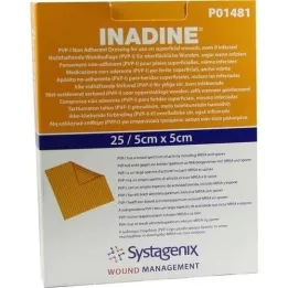 INADINE Pomada de gaze w. PVP Iod. 5x5cm, 25 unid