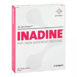 INADINE Pomada de gaze w. PVP Iod. 5x5cm, 25 unid
