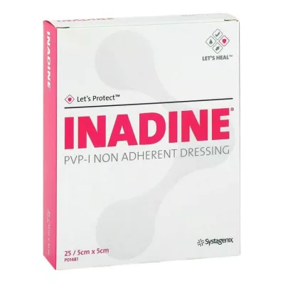 INADINE Pomada de gaze w. PVP Iod. 5x5cm, 25 unid