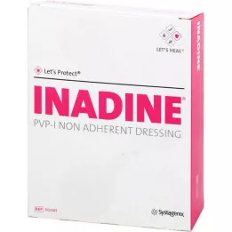 INADINE Pomada de gaze w. PVP Iod. 9,5x9,5cm, 25 pcs