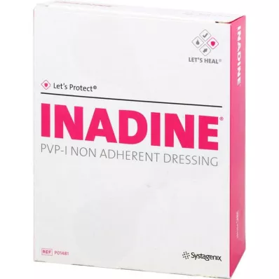 INADINE Pomada de gaze w. PVP Iod. 9,5x9,5cm, 25 pcs