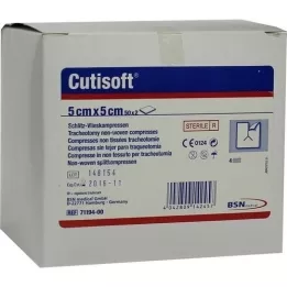 CUTISOFT Compressas de não-tecido com fendas, 50X2 pcs