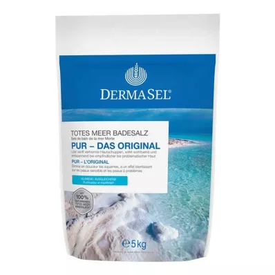DERMASEL Sais de banho puros do Mar Morto, 5 kg