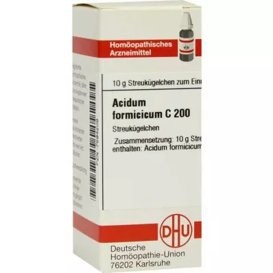 DHU Acidum formicicum C 200 glóbulos, 10 g