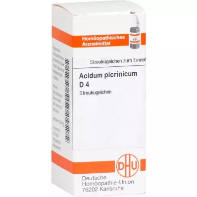 ACIDUM PICRINICUM D 4 glóbulos, 10 g ACIDUM PICRINICUM D 4 glóbulos, 10 g