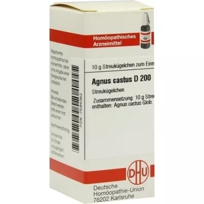 AGNUS CASTUS D 200 glóbulos, 10 g