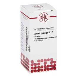 AMMI VISNAGA D 12 Comprimidos, 80 Cápsulas