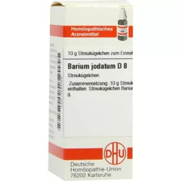 BARIUM JODATUM D 8 glóbulos, 10 g