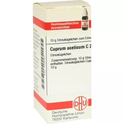 CUPRUM ACETICUM C 200 glóbulos, 10 g