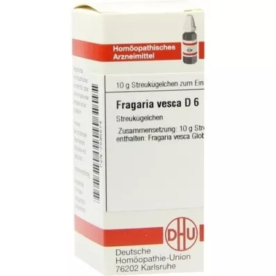 FRAGARIA VESCA D 6 glóbulos, 10 g