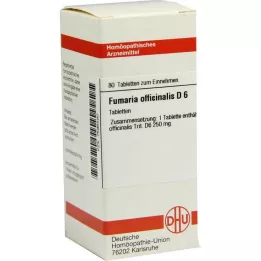 FUMARIA OFFICINALIS D 6 Comprimidos, 80 Cápsulas