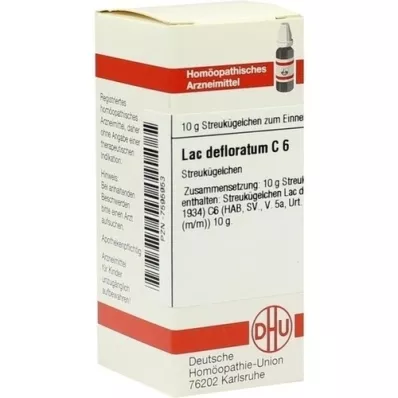 LAC DEFLORATUM C 6 glóbulos, 10 g