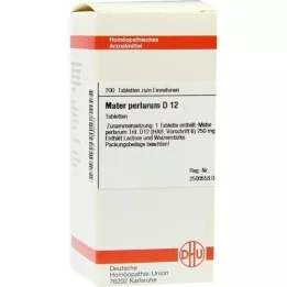 MATER PERLARUM D 12 Comprimidos, 200 Cápsulas