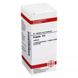 PROPOLIS D 6 Comprimidos, 80 Cápsulas