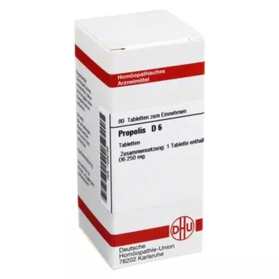 PROPOLIS D 6 Comprimidos, 80 Cápsulas