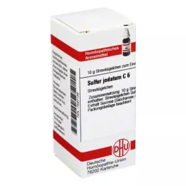 SULFUR JODATUM C 6 glóbulos, 10 g