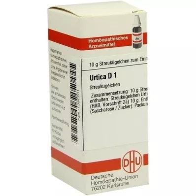 URTICA D 1 glóbulos, 10 g