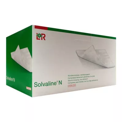 SOLVALINE N Compressas 10x10 cm estéreis, 100 unidades