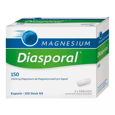 MAGNESIUM Diasporal® 150 cápsulas, 100 peças MAGNESIUM Diasporal® 150 cápsulas, 100 peças