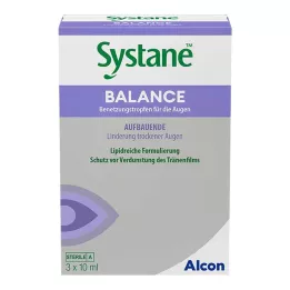 SYSTANE BALANCE Gotas humidificantes para os olhos, 3X10 ml